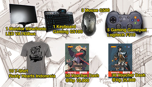 Hadiah Open Beta Rusty Hearts
